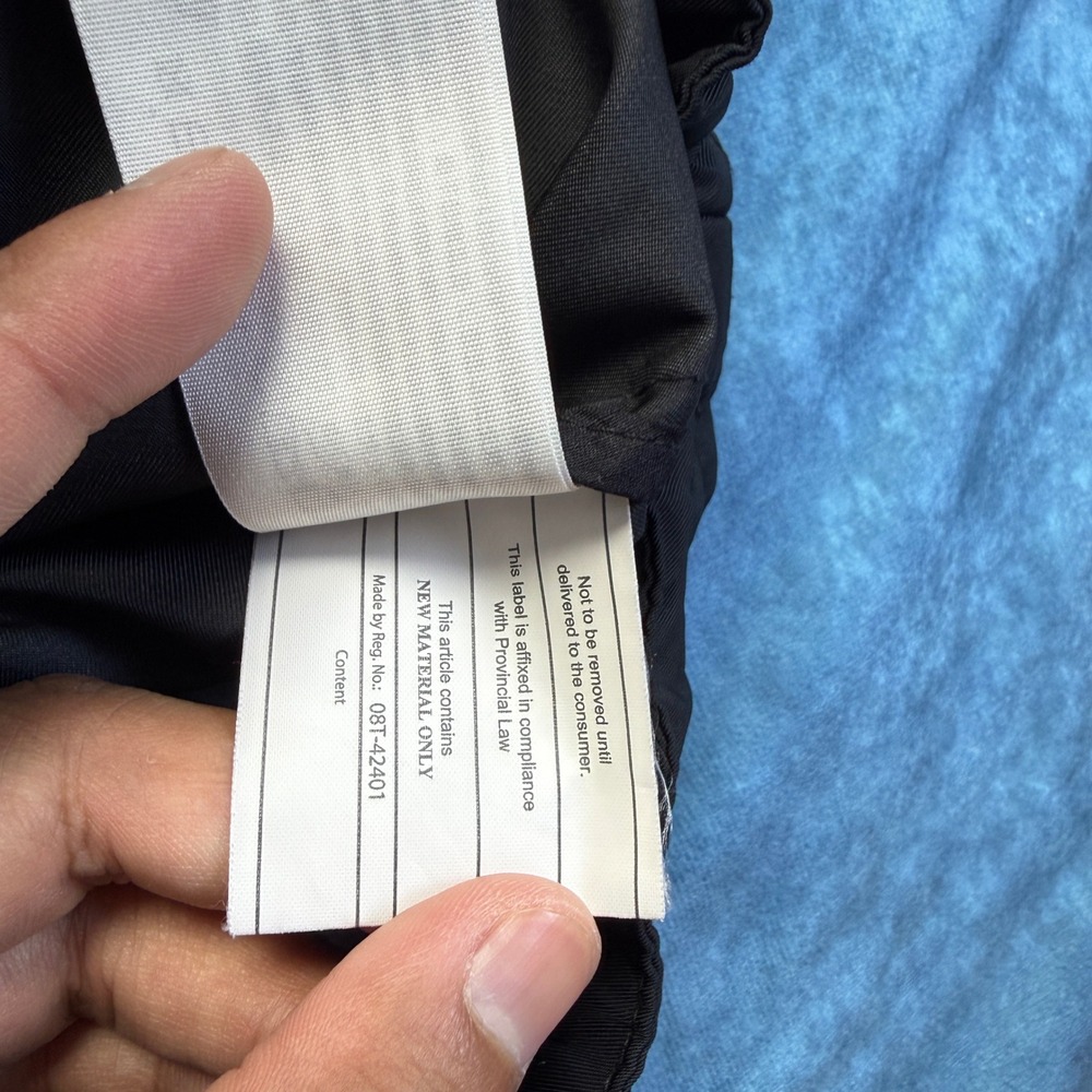 Abercrombie & Fitch Nylon Parka Jacket Hooded Black Water Resistant S - Picture 5 of 8